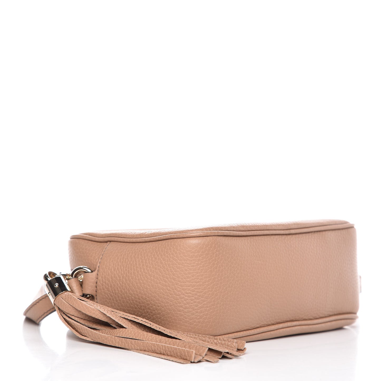 Pebbled Calfskin Small Soho Disco Bag Camelia