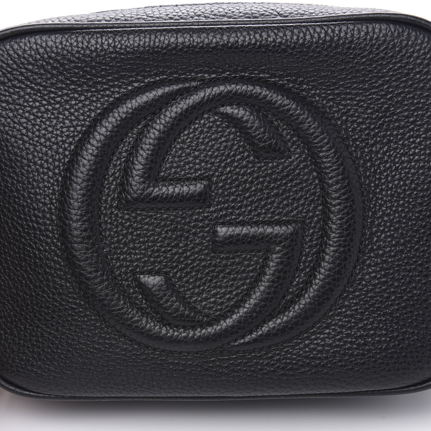 Gucci Pebbled Calfskin Small Soho Disco Bag Black 8 of 11