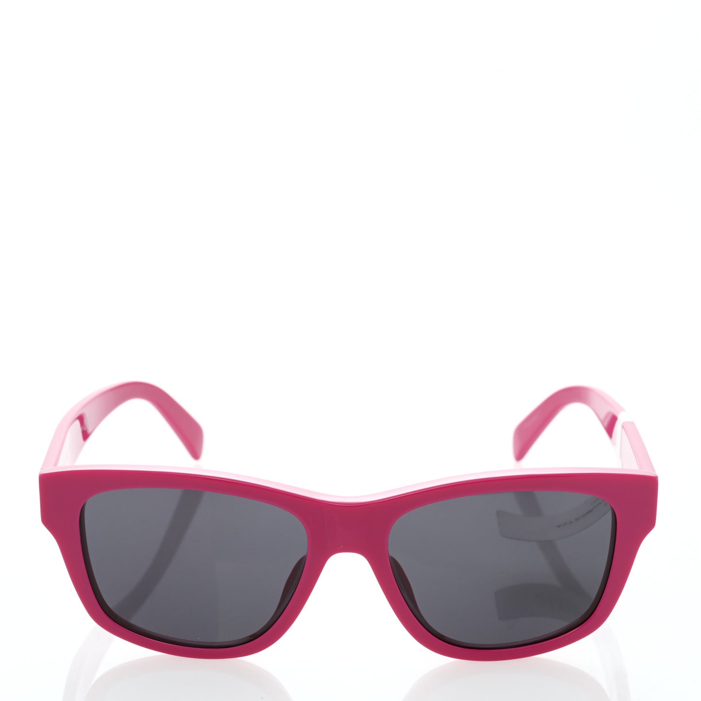 Acetate Square Sunglasses CL40249U Shiny Pink Smoke