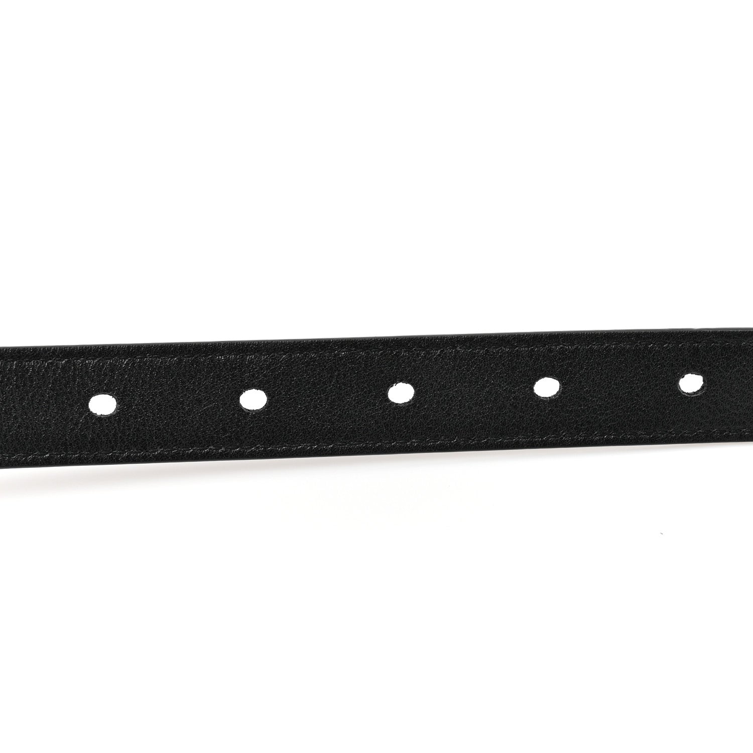 Gucci Grained Calfskin Monogram Cassandre Square Buckle Belt 70 28 Black 70/28 Black 4 of 4
