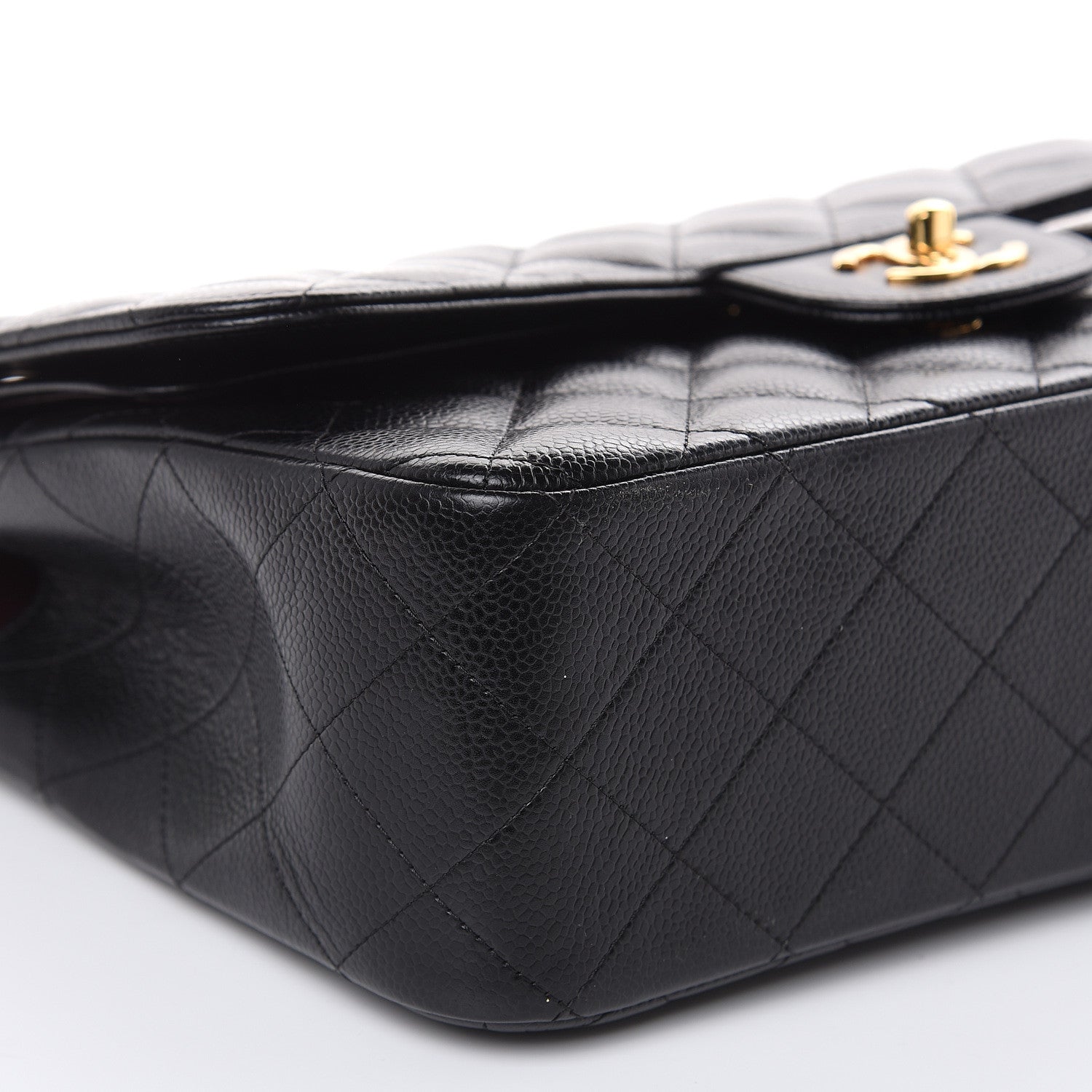 Chanel Caviar Quilted Jumbo Double Flap Black 8 of 13