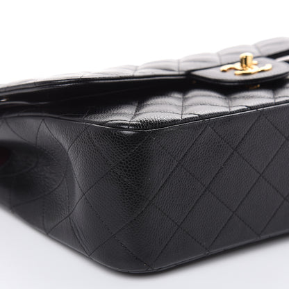Chanel Caviar Quilted Jumbo Double Flap Black 8 of 13