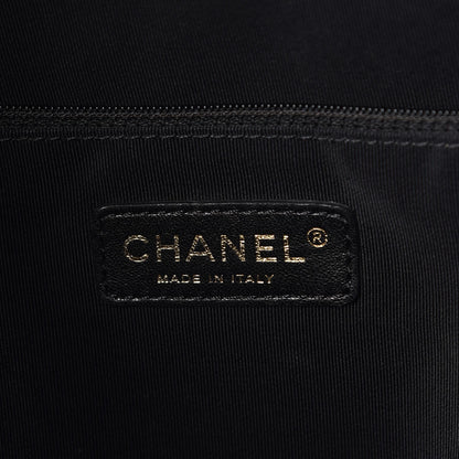 Chanel Calfskin Quilted Large Chain Me Hobo Black 7 of 8
