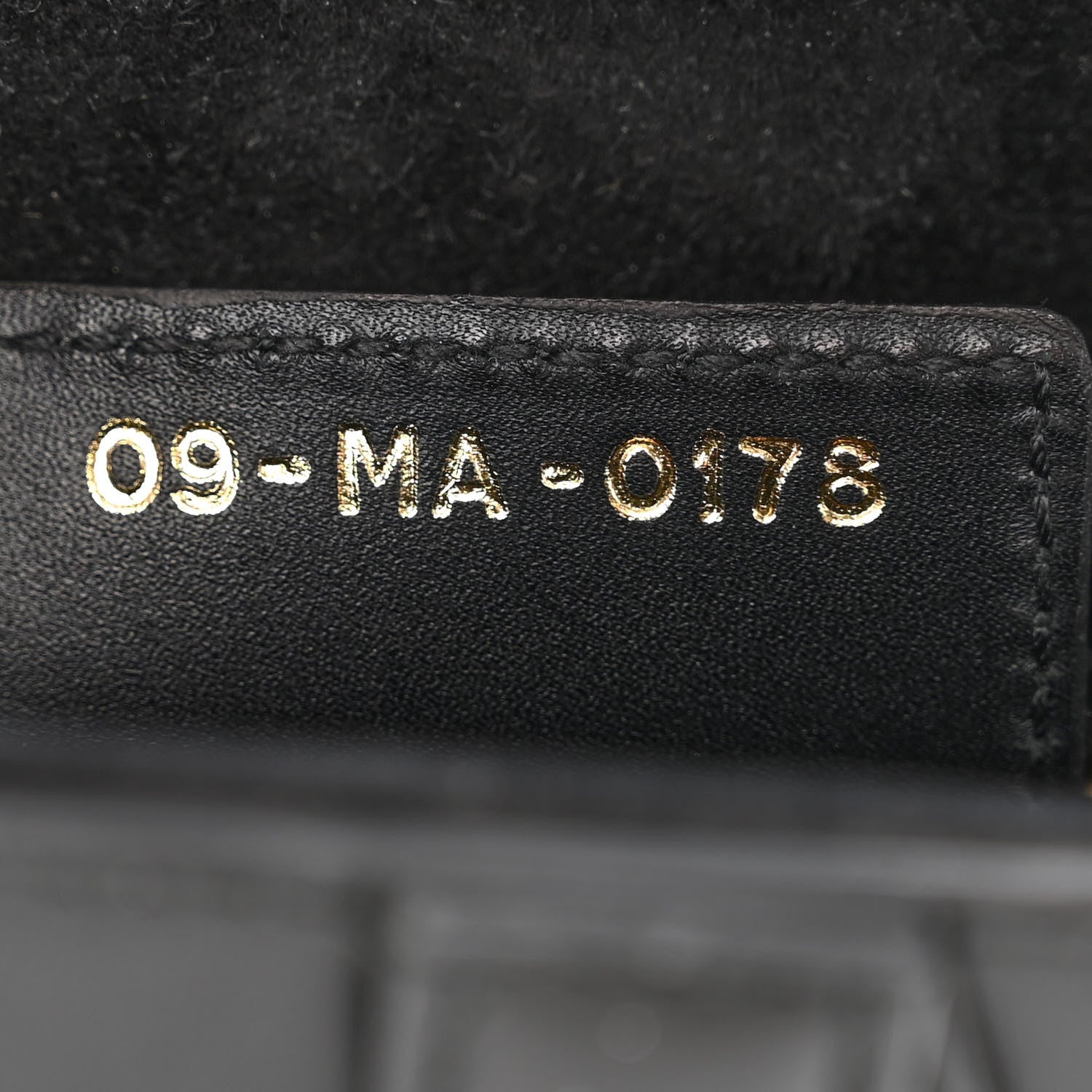 Christian Dior Calfskin Saddle Bag Black 7 of 11