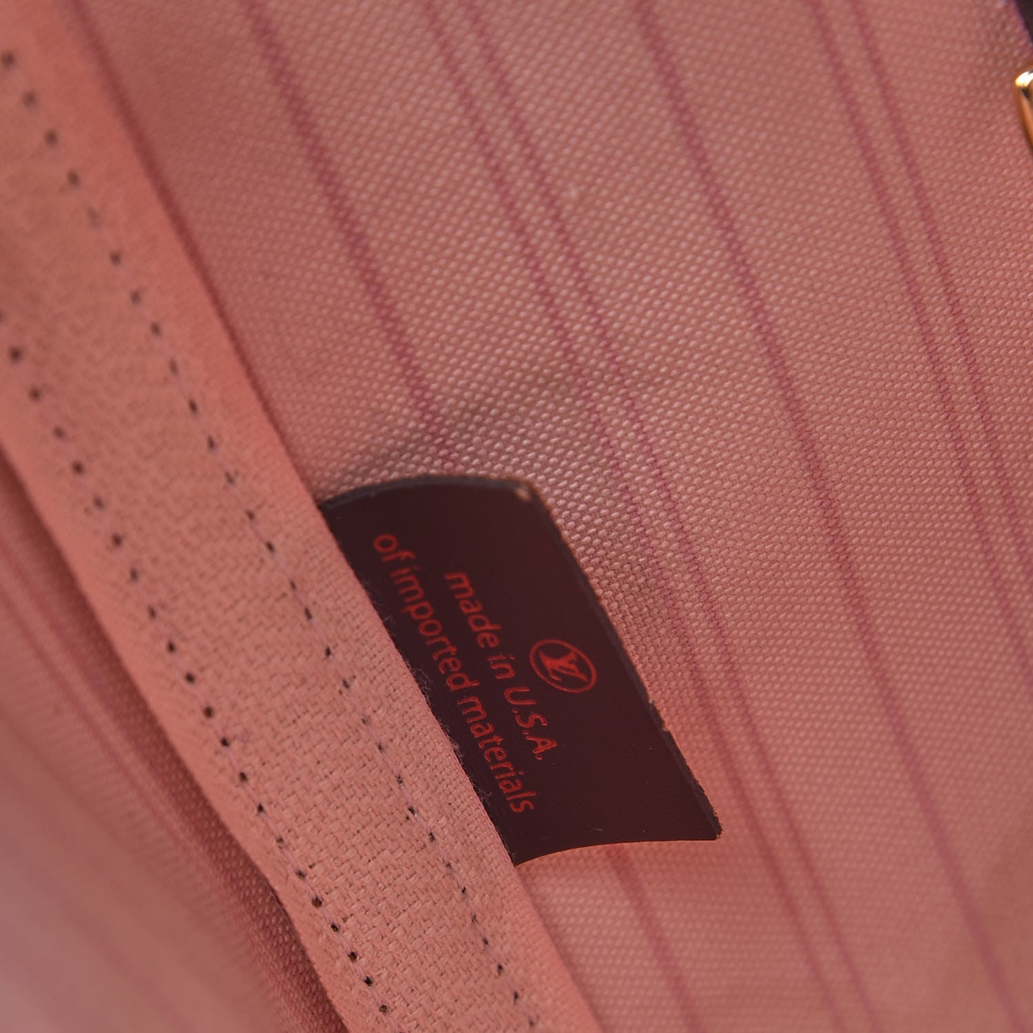 Louis Vuitton Damier Ebene Neo Neverfull MM Rose Ballerine 7 of 10