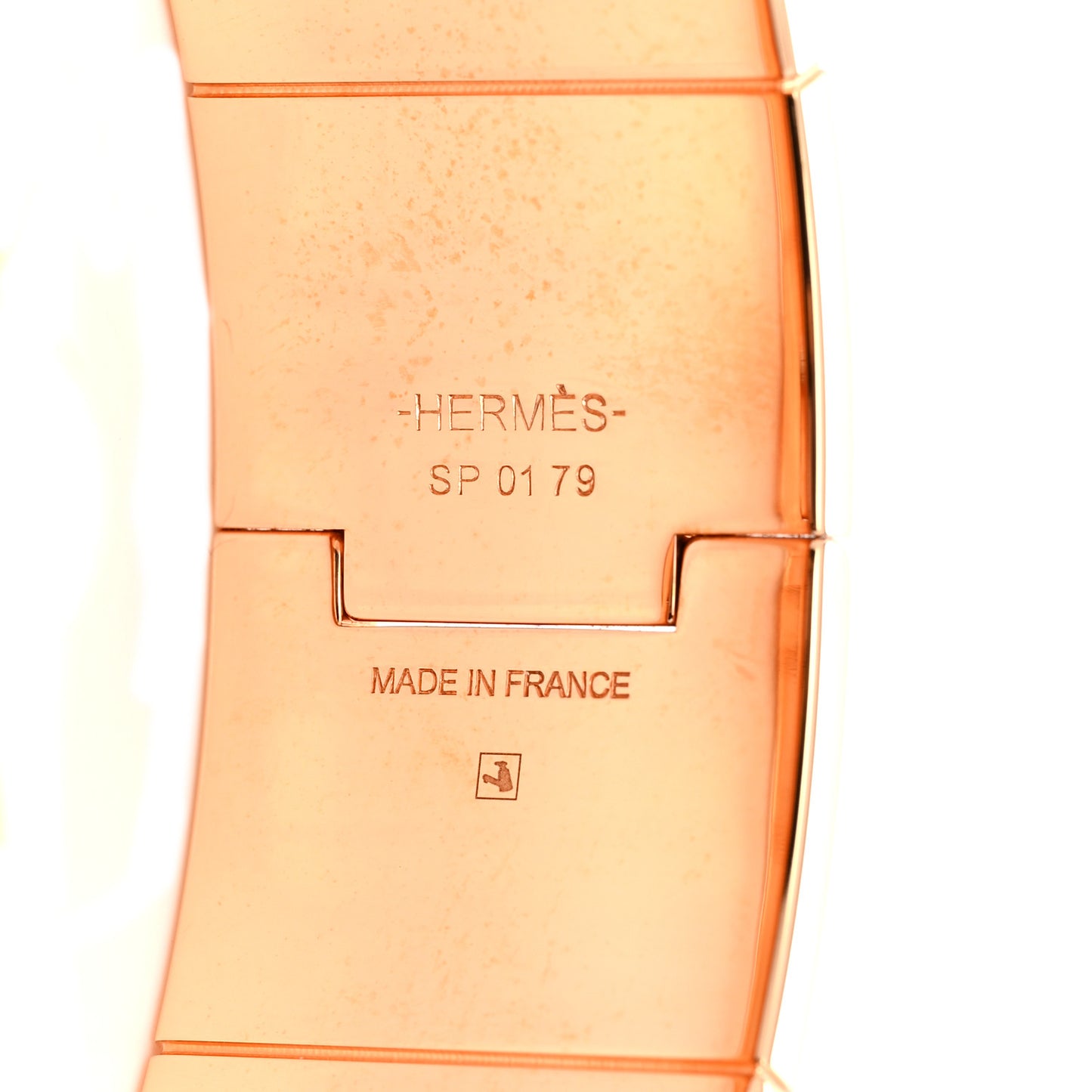 Enamel Printed Wide The Three Graces Hinged Bracelet M Pink Delirium