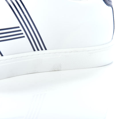 Hermes Calfskin Mens Avantage Sneakers 44 White Marine 7 of 12