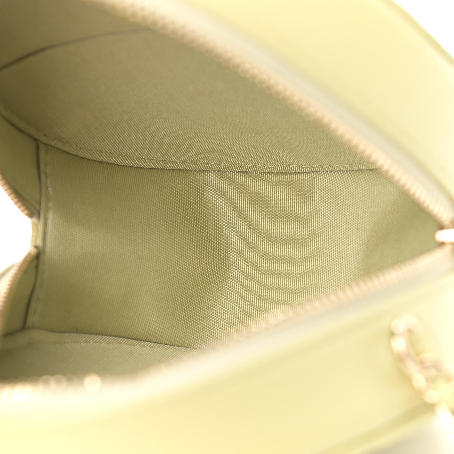 Chanel Caviar Quilted French New Wave Round Clutch With Chain Light Green 5 of 9