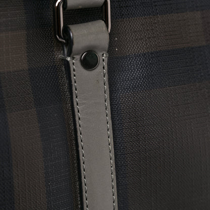 Burberry London Smoked Check Large Briefcase Grey 28 of 39