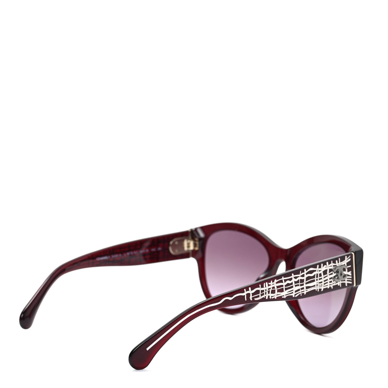 Chanel Acetate Pantos Sunglasses 5434-A Red 4 of 6