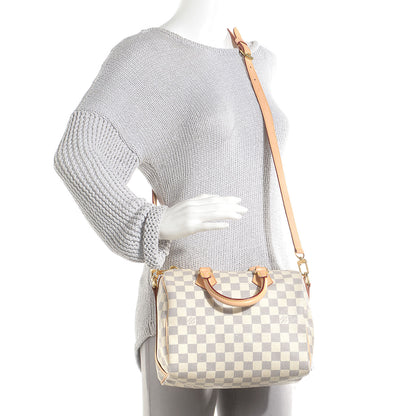 Louis Vuitton Damier Azur Speedy Bandouliere 25 2 of 9