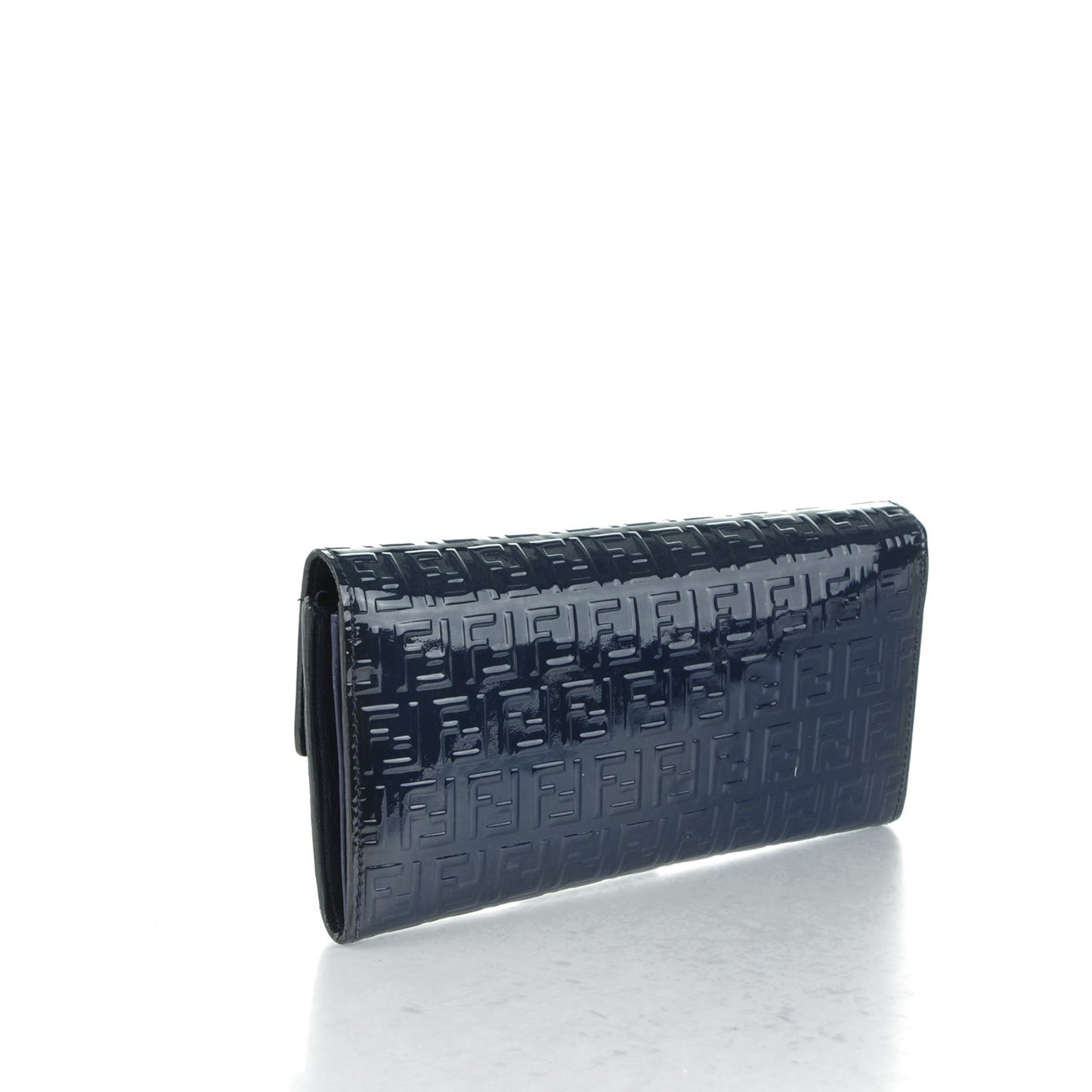Patent Zucchino Continental Wallet Navy
