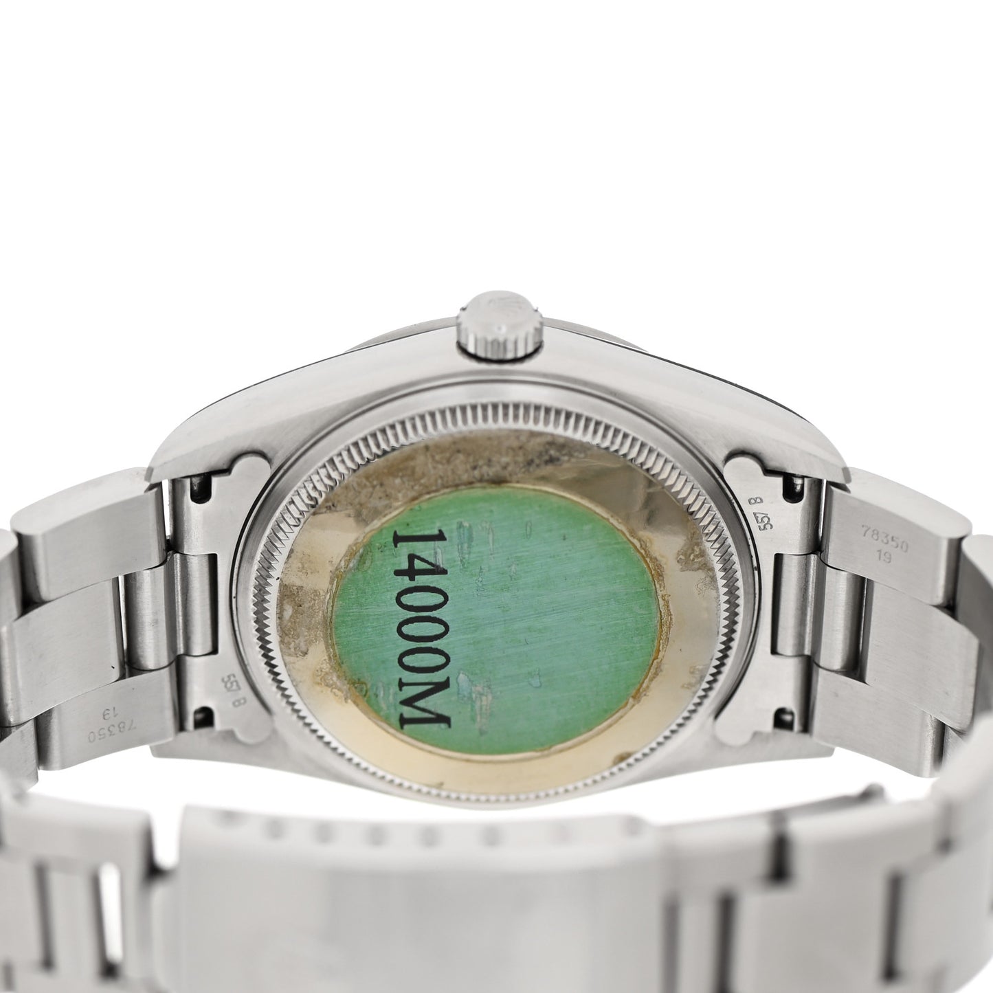 Stainless Steel 34mm Oyster Perpetual Air-King Watch Blue 14000M