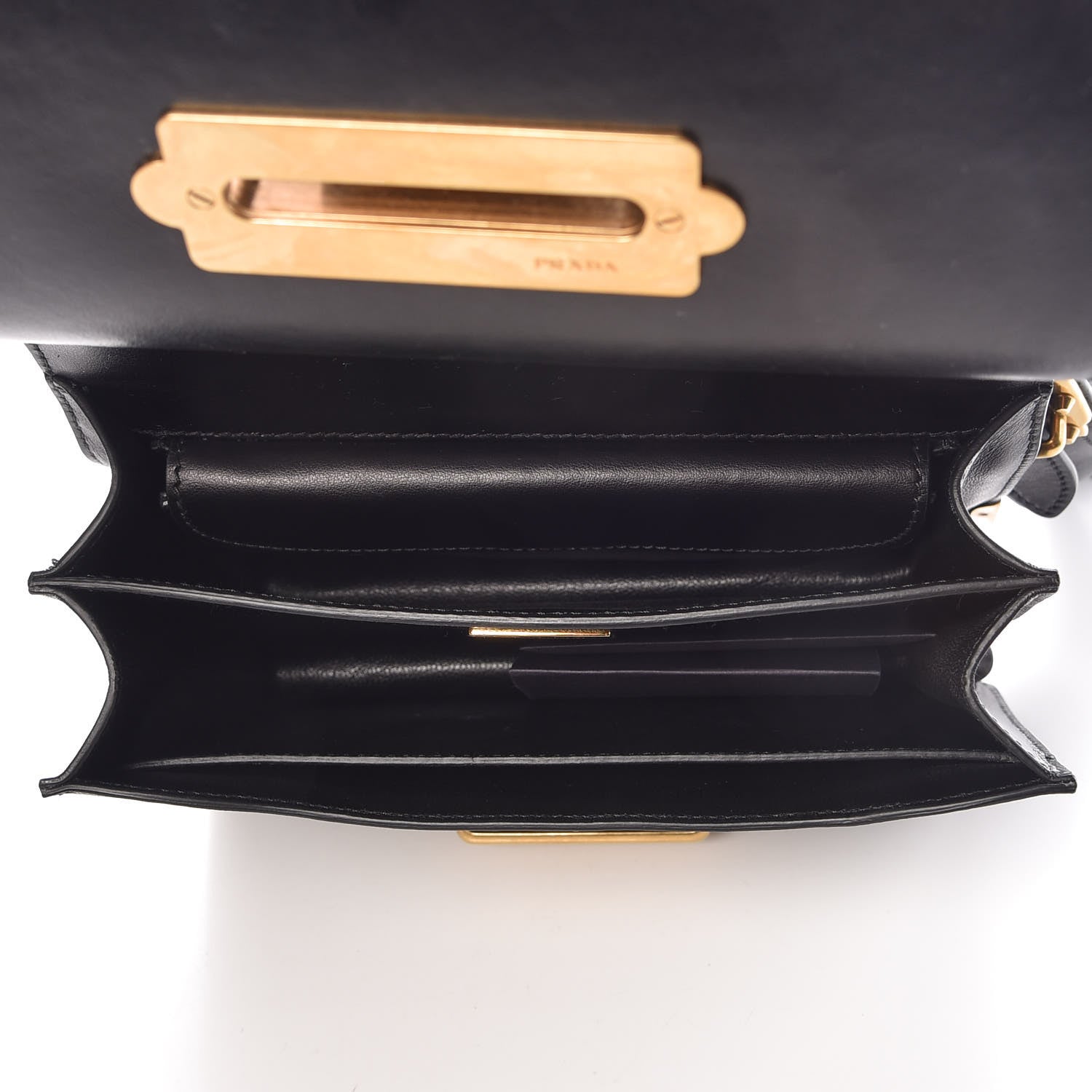 Prada City Calf Saffiano Cahier Bag Black 5 of 8