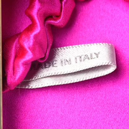 Jimmy Choo Satin Crystal Clemmie Clutch Fuchsia 7 of 10