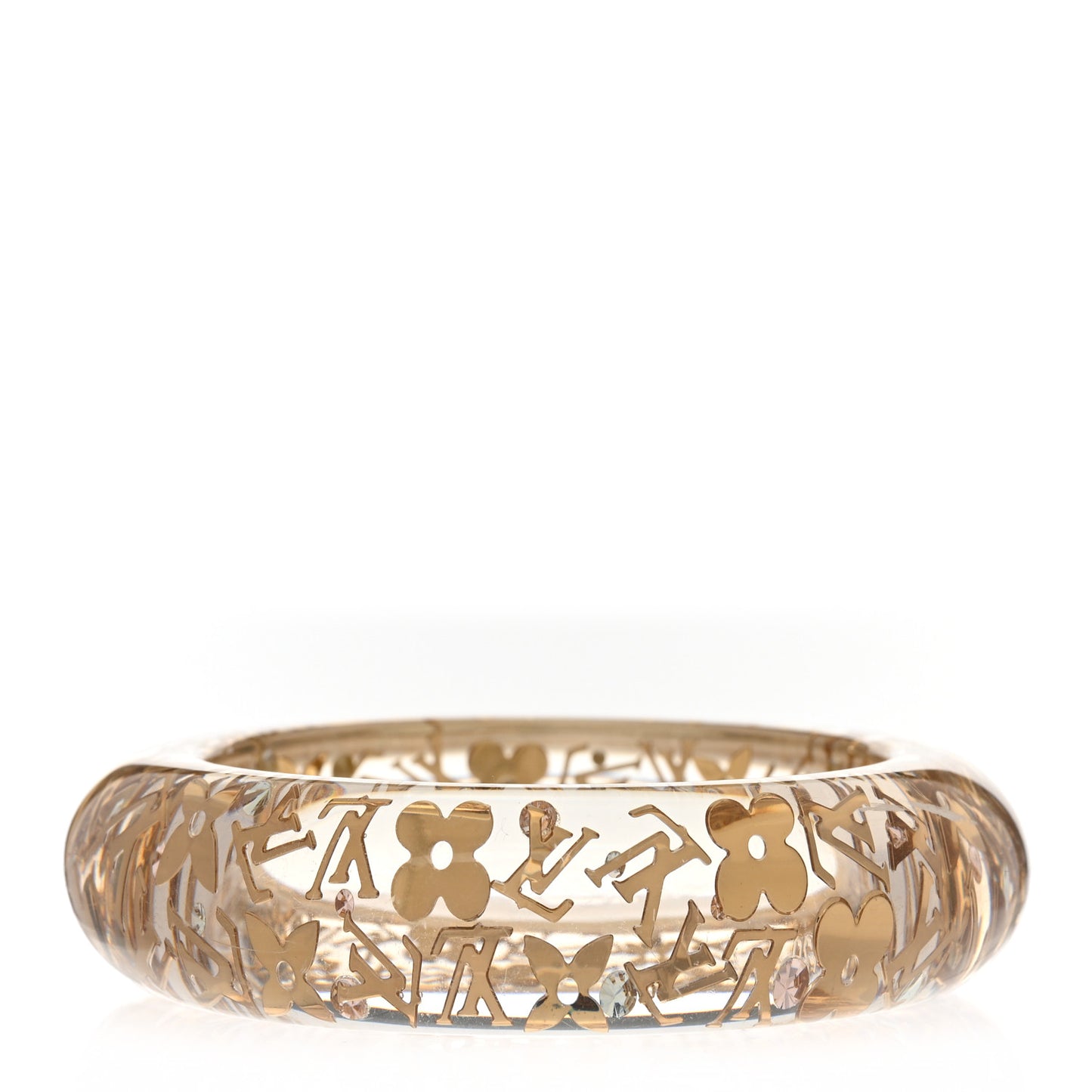 Resin Swarovski Medium Inclusion Bracelet GM Transparent