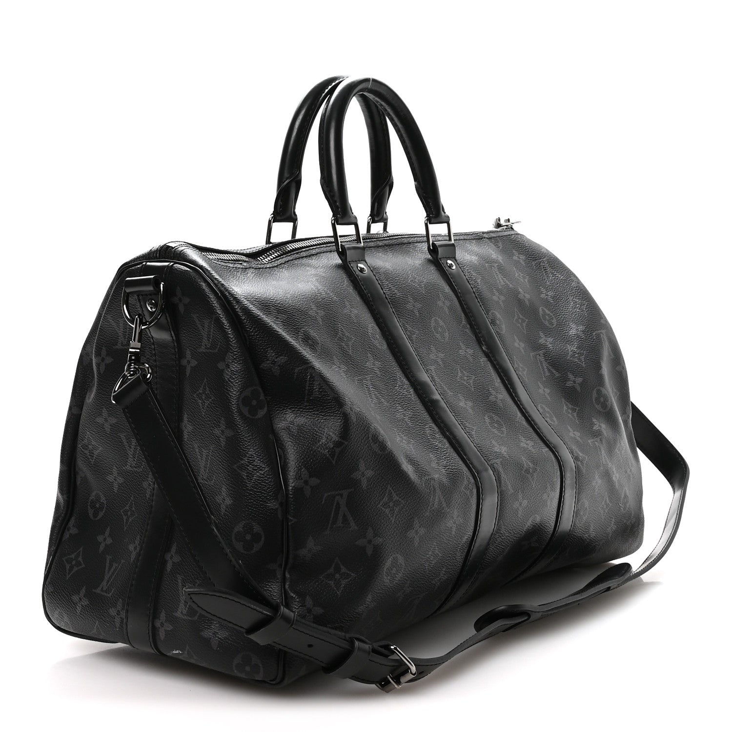 Louis Vuitton Monogram Eclipse Keepall Bandouliere 45 2 of 10