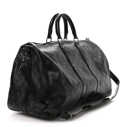 Louis Vuitton Monogram Eclipse Keepall Bandouliere 45 2 of 10