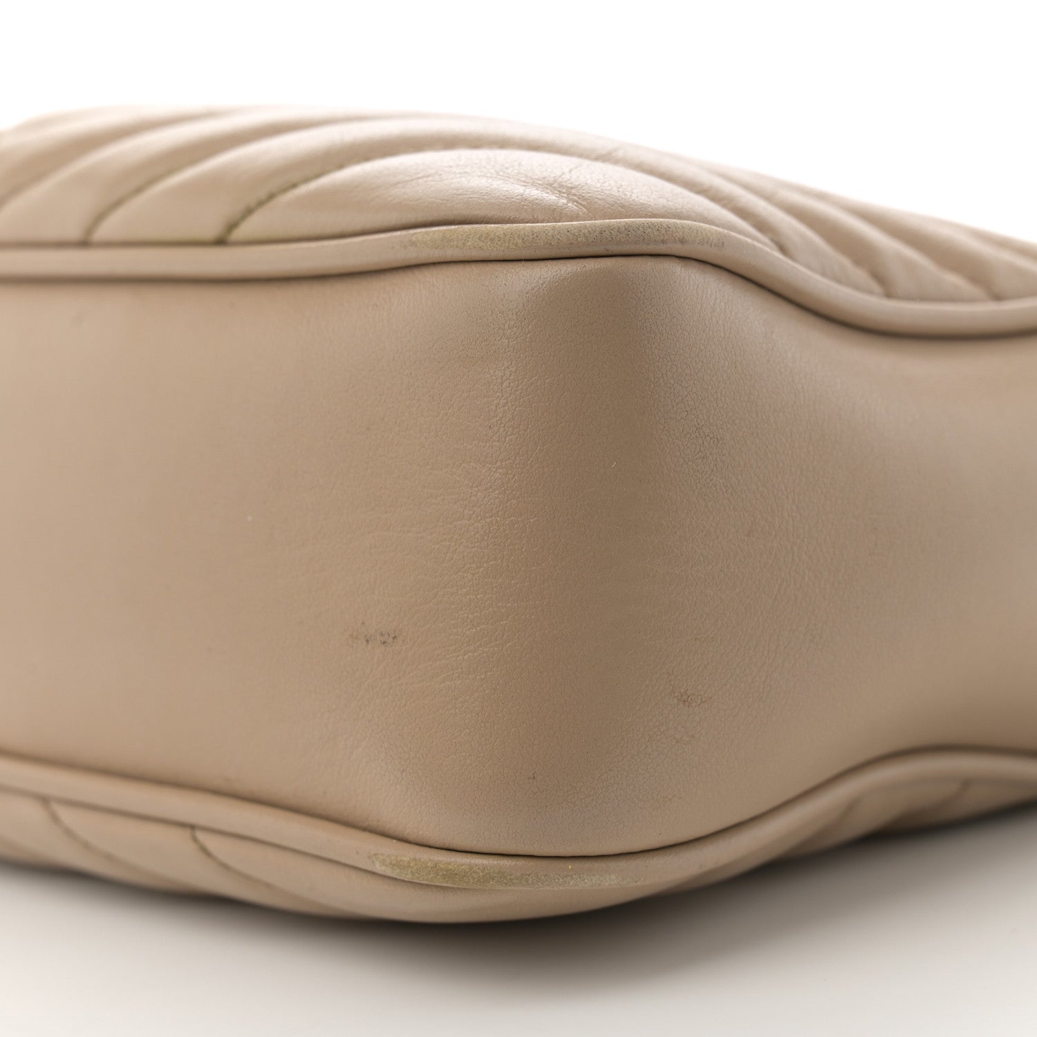 Saint Laurent Calfskin Matelasse Monogram Lou Camera Bag Dark Beige 10 of 17
