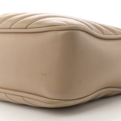 Saint Laurent Calfskin Matelasse Monogram Lou Camera Bag Dark Beige 10 of 17