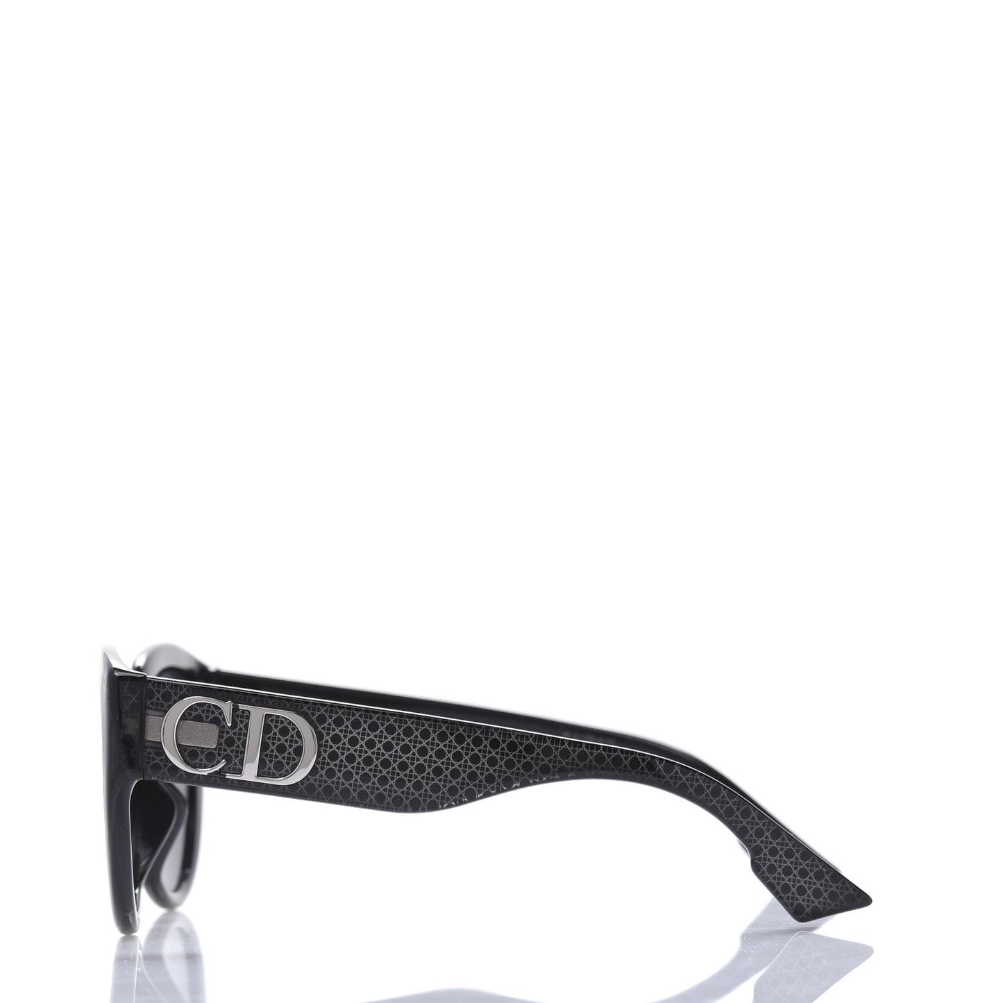 Acetate Cannage DDiorF Cat Eye Sunglasses Black