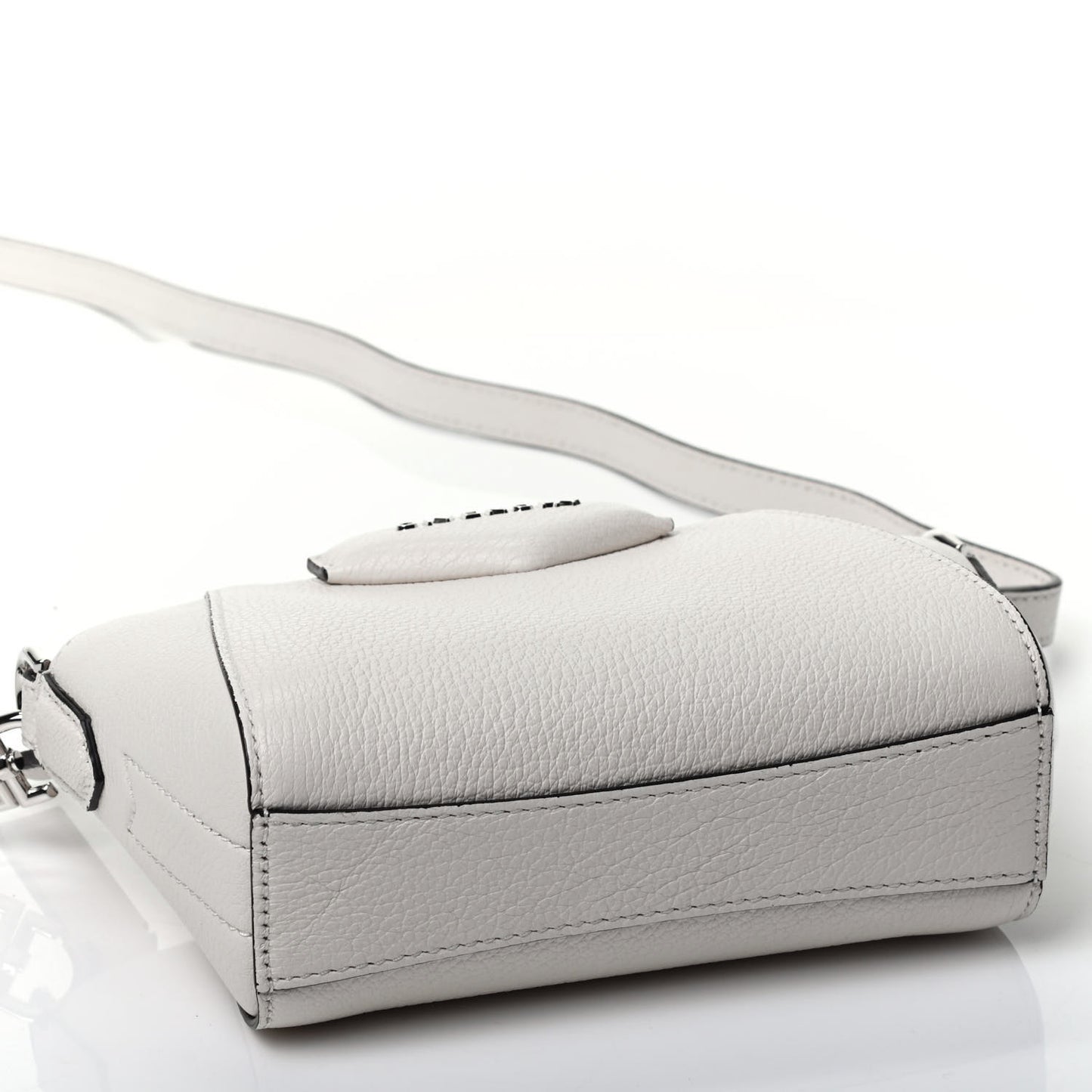 Sugar Goatskin Nano Antigona Ivory