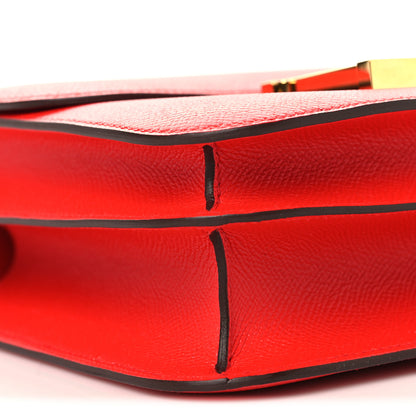Hermes Epsom Constance 24 Rouge Casaque 9 of 11