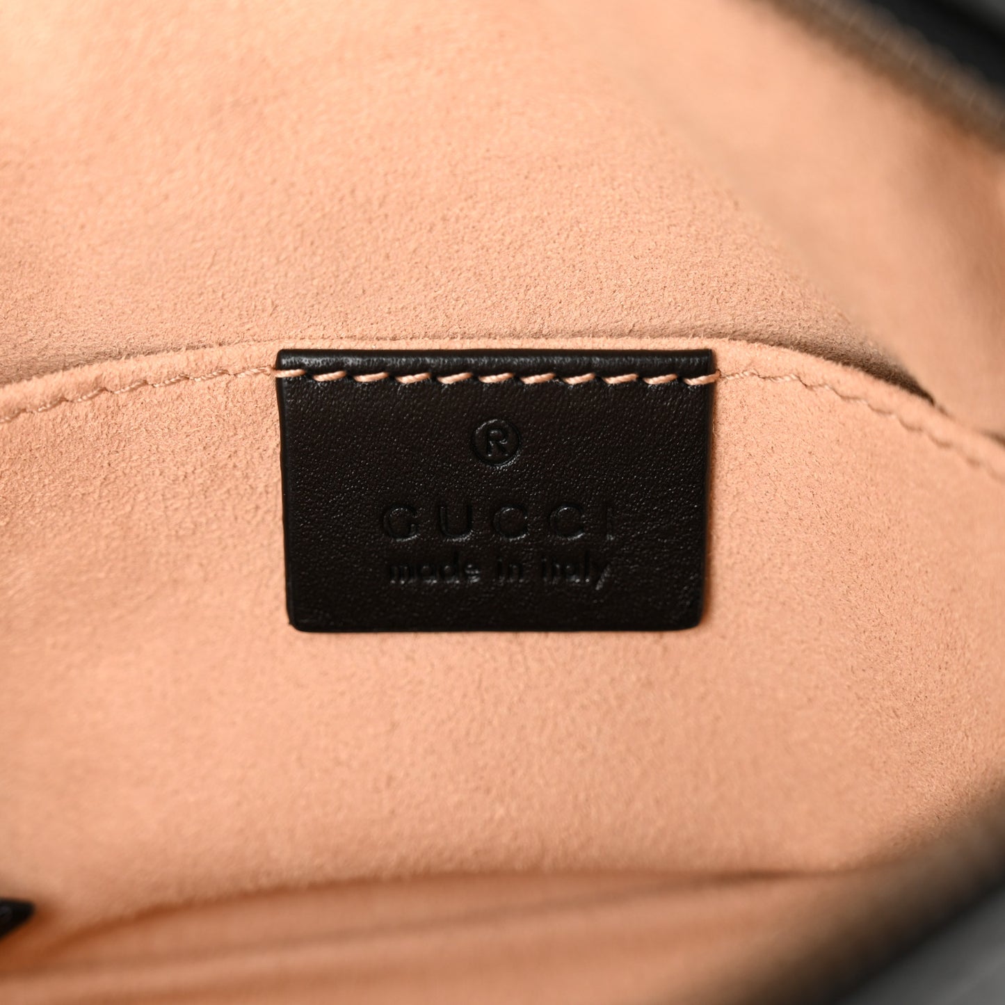 Calfskin Matelasse GG Marmont Belt Bag 75 30 Black