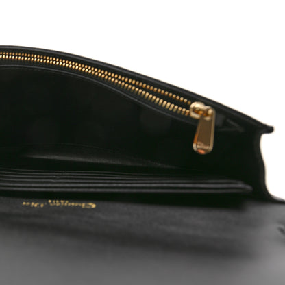 Christian Dior Lambskin Cannage Lady Dior Pouch Black 6 of 11