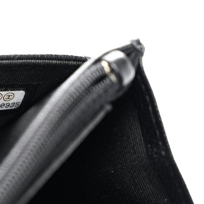 Chanel Grained Calfskin Quilted CC Box Wallet On Chain WOC Black 8 of 11