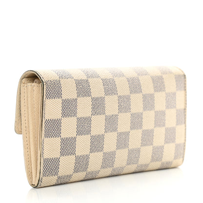 Louis Vuitton Damier Azur Sarah Wallet 3 of 17