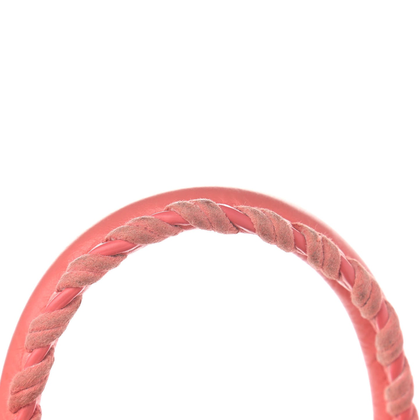 Agneau Giant 12 Gold Hardware Mini Pompon Rose Azalee