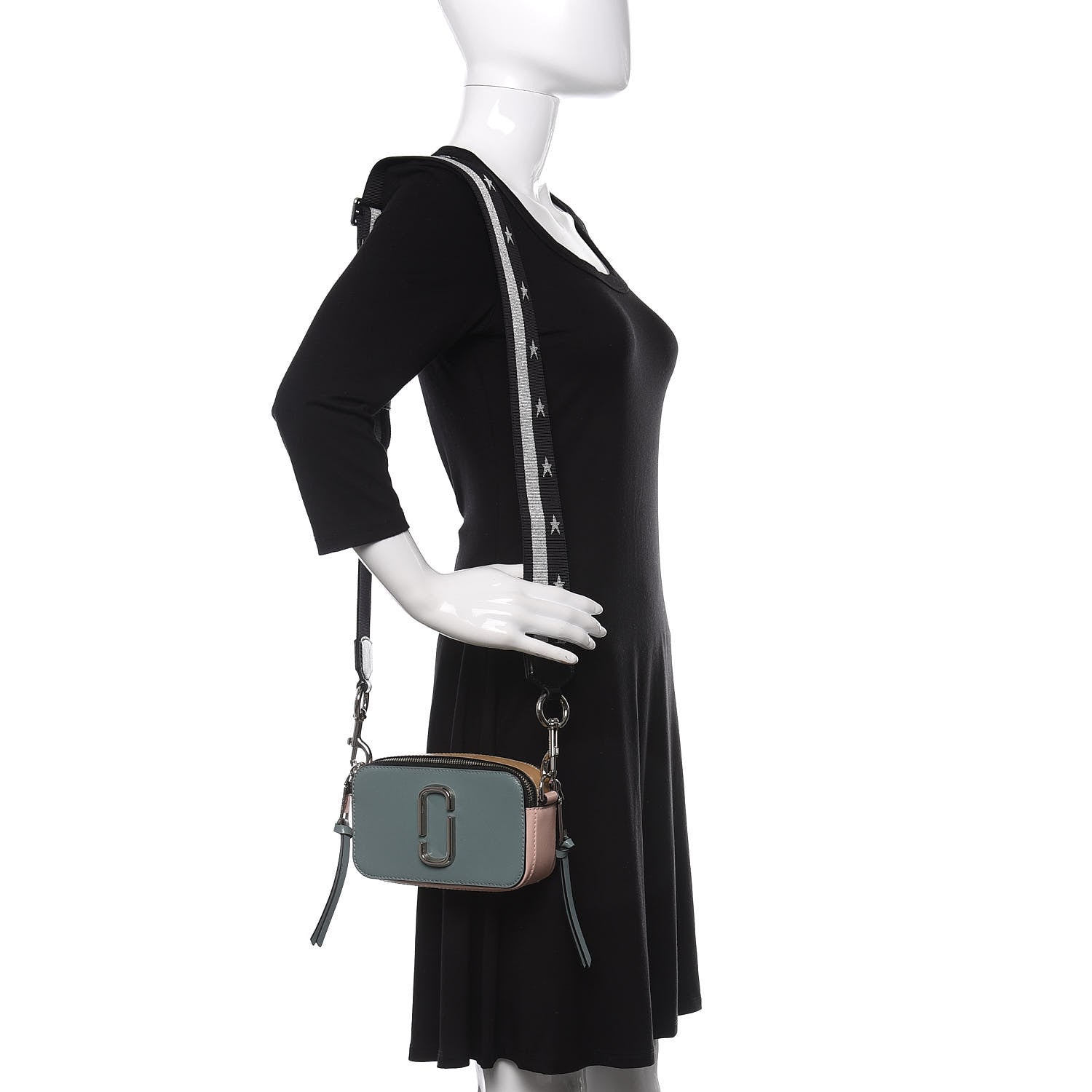 Marc Jacobs Saffino Small Snapshot Camera Bag Dolphin Blue 2 of 12