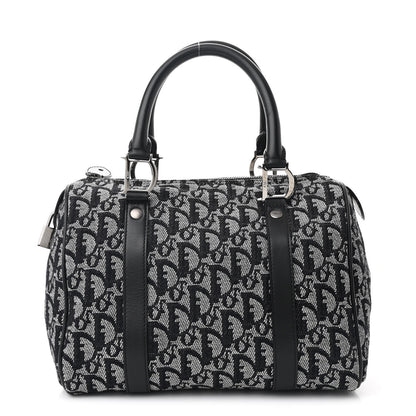 Christian Dior Monogram Boston Black 1 of 11