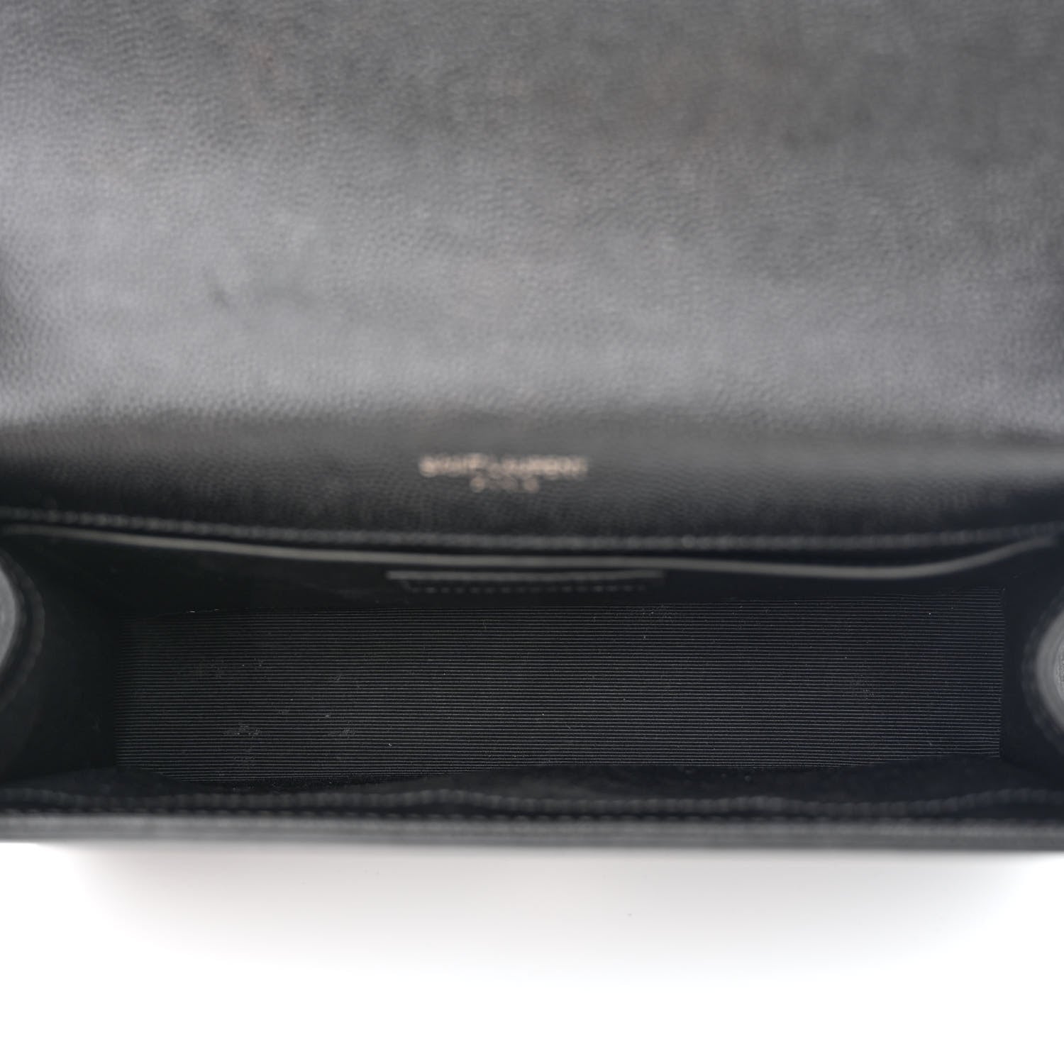 Saint Laurent Grain De Poudre Medium Classic Monogram Monochrome Kate Satchel Black 5 of 13