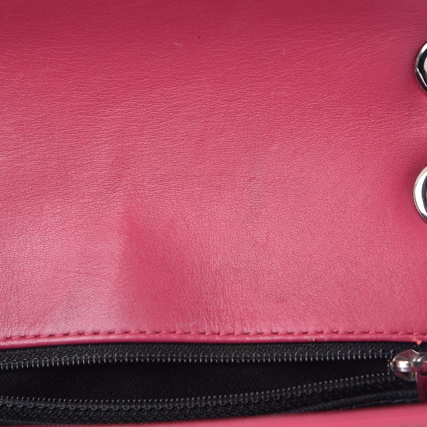 Patent Quilted Small Coco Shine Flap Pink