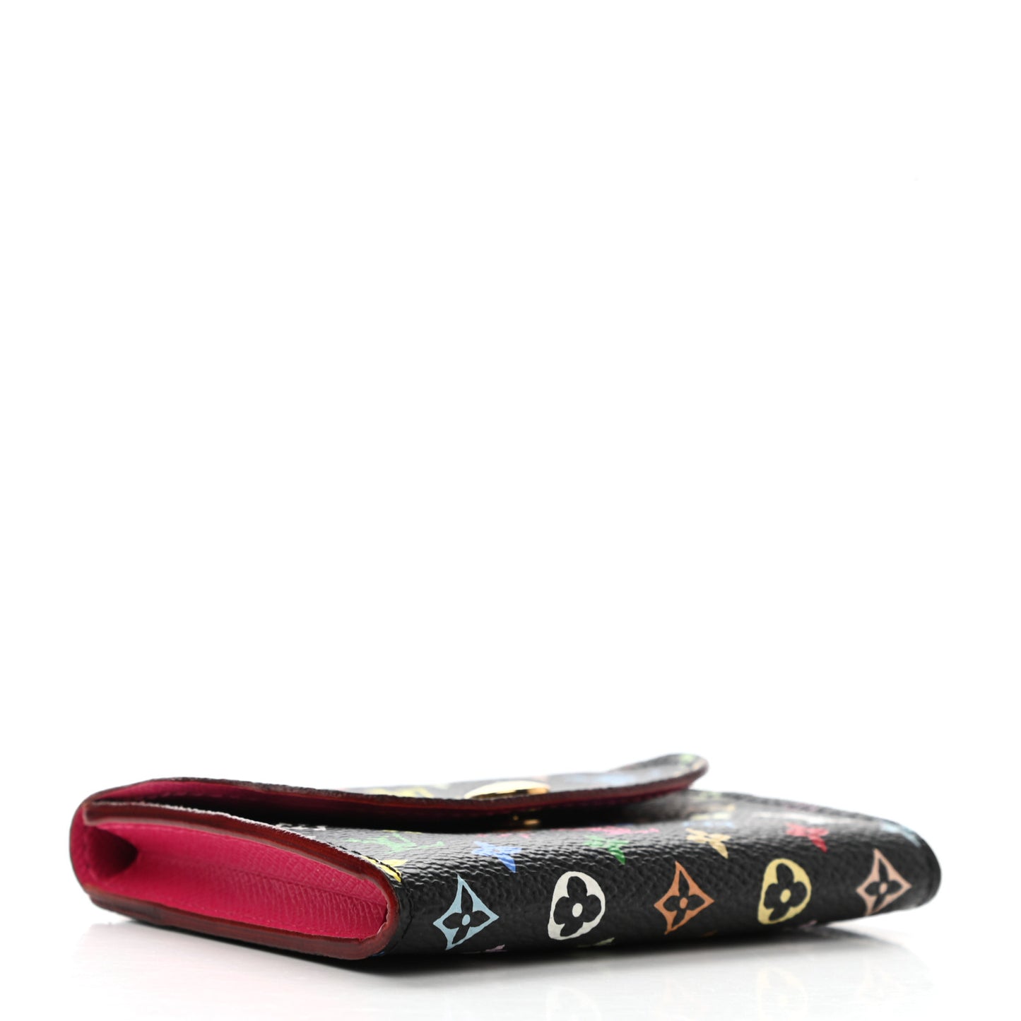 Monogram Multicolor Business Card Holder Black Grenade