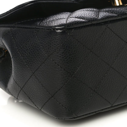 Chanel Caviar Quilted Mini Square Flap Black 9 of 15