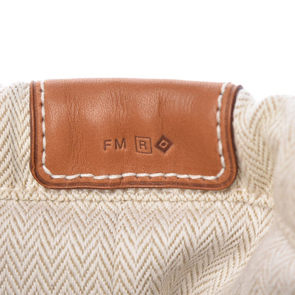 Hermes Canvas Barenia Fourbi 25 MM Pouch Naturel Fauve 7 of 10
