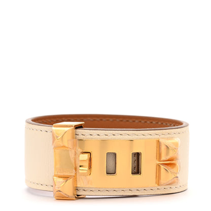 Hermes Swift Collier de Chien CDC 24 Bracelet T2 Nata 1 of 7