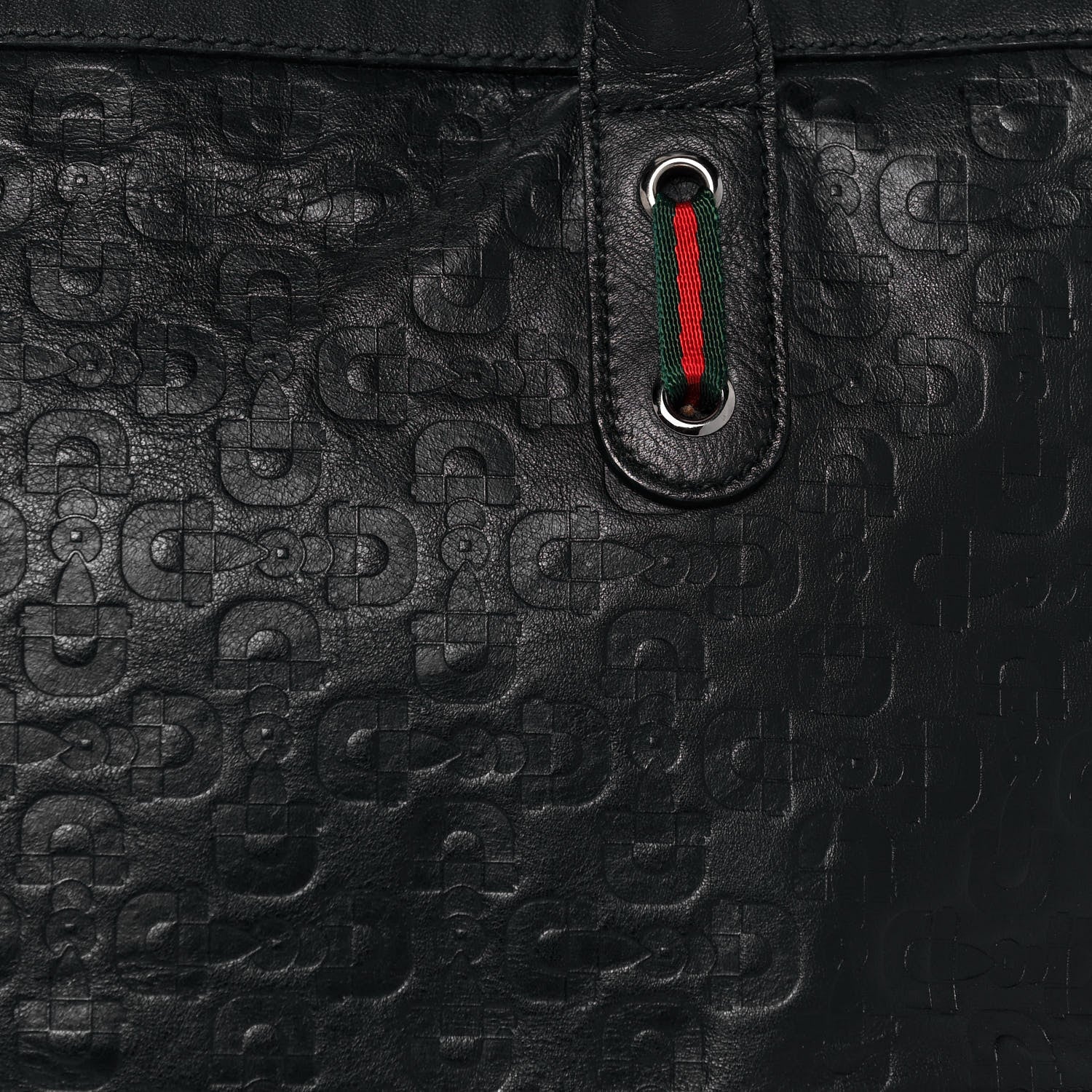 Gucci Guccissima Medium Princy Tote Black 7 of 12