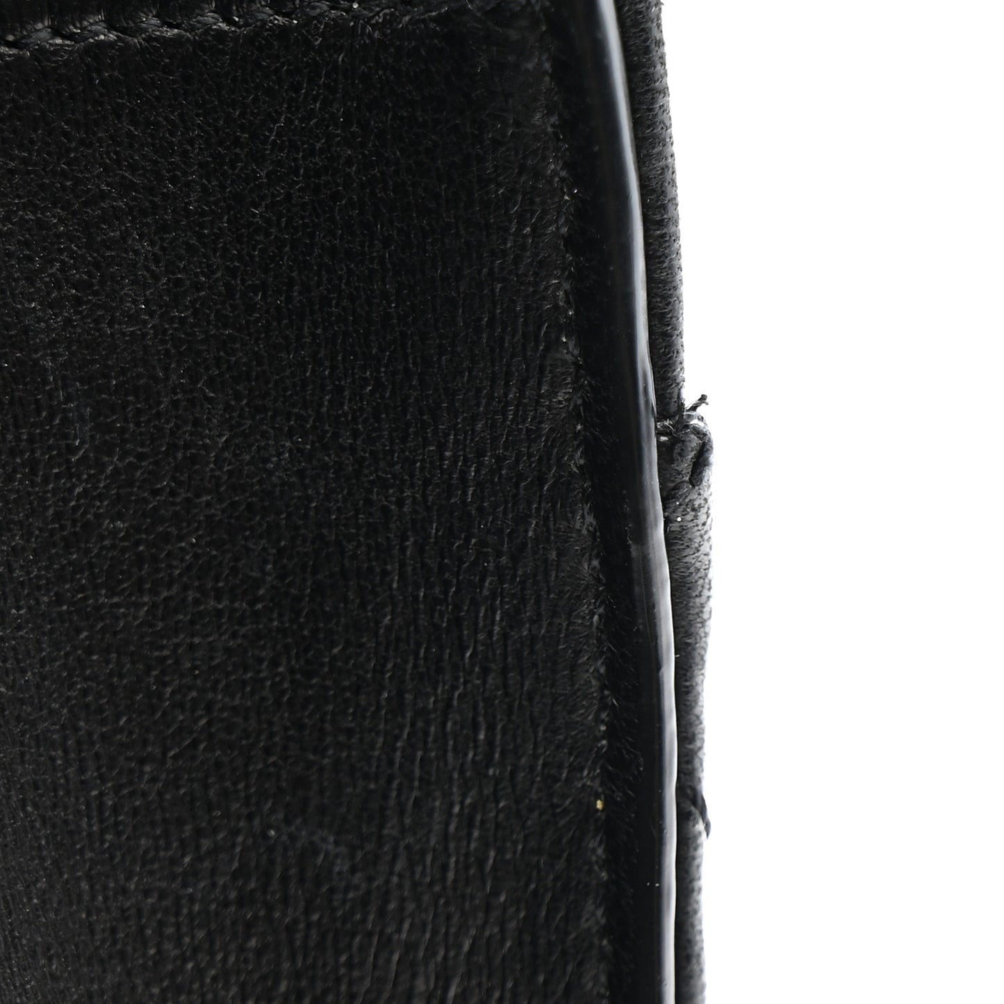 Lambskin Mixed Matelasse Triquilt Small Monogram Satchel Black