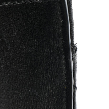 Saint Laurent Lambskin Mixed Matelasse Triquilt Small Monogram Satchel Black 21 of 22