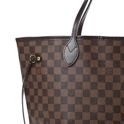 Louis Vuitton Damier Ebene Neo Neverfull MM Rose Ballerine 8 of 13