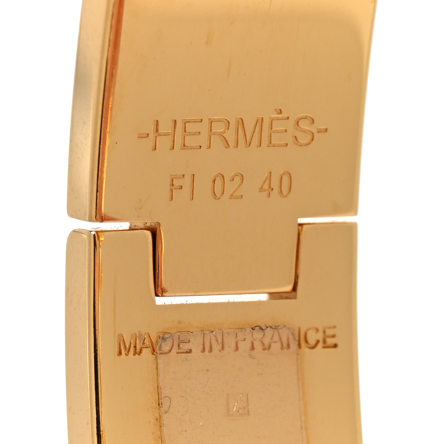 Hermes Enamel Narrow Clic Clac H Bracelet PM Black 4 of 5