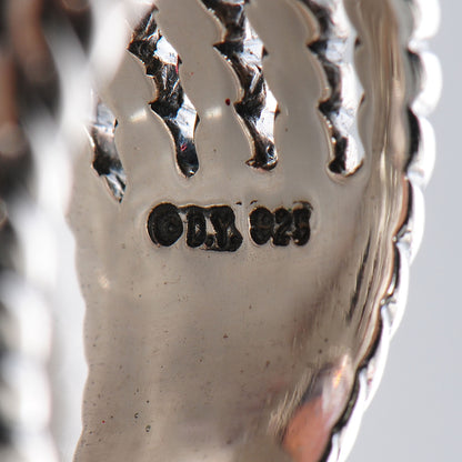 David Yurman Sterling Silver Diamond Morganite 20mm Wheaton Ring 54 7 4 of 4