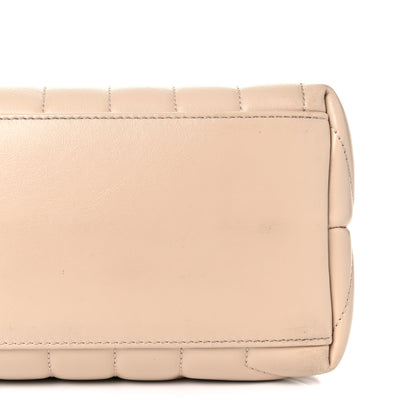 Saint Laurent Calfskin Y Quilted Monogram Medium Loulou Chain Satchel Dark Beige 15 of 19