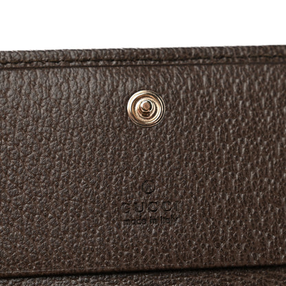 Gucci GG Supreme Monogram Web Ophidia Small Wallet Beige Dark Brown 6 of 8