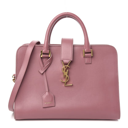 Saint Laurent Calfskin Small Monogram Cabas Vieux Rose 1 of 11