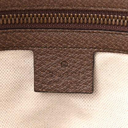 Gucci GG Supreme Monogram Calfskin Web Small Ophidia Day Backpack Beige Ebony New Acero 9 of 14